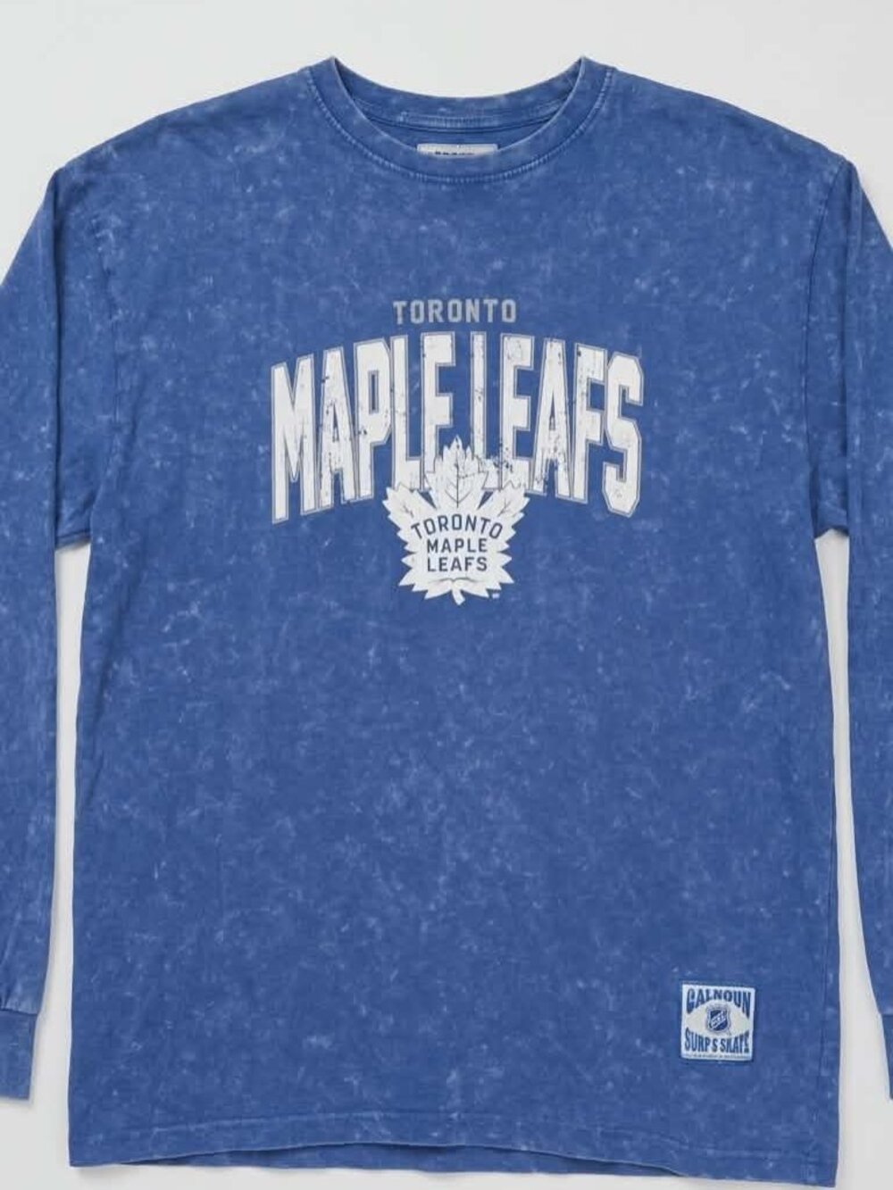 Toronto Maple Leafs Long Sleeve Acid Wash Shirt Calhoun Surf & Skate XXL